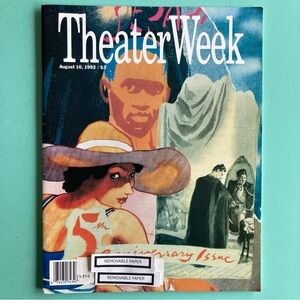 James McMullan Lincoln Center Artist Theater Week Magazine August 10 1992 Label